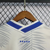2022 Brazil Blue Beach Football Shirt image 7