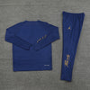2023/2024 PSG Paris Saint-Germain Blue Half-Pull Tracksuit