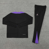 2023/2024 PSG Paris Saint-Germain Purple Half-Pull Tracksuit