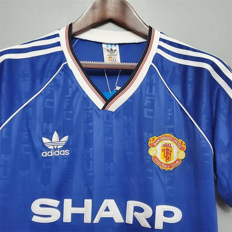 1988/1990 Manchester United Retro Third Away Football Shirt
