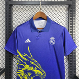 2025/2026 Real Madrid Blue Dragon Special Edition Football Shirt