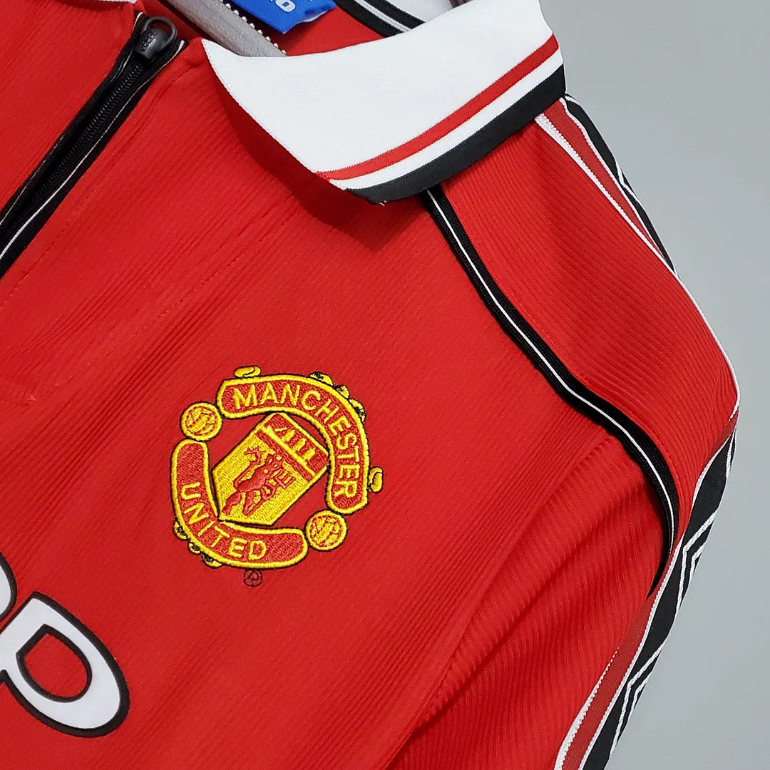 1998/1999 Manchester United Retro Long Sleeve Home Football Shirt
