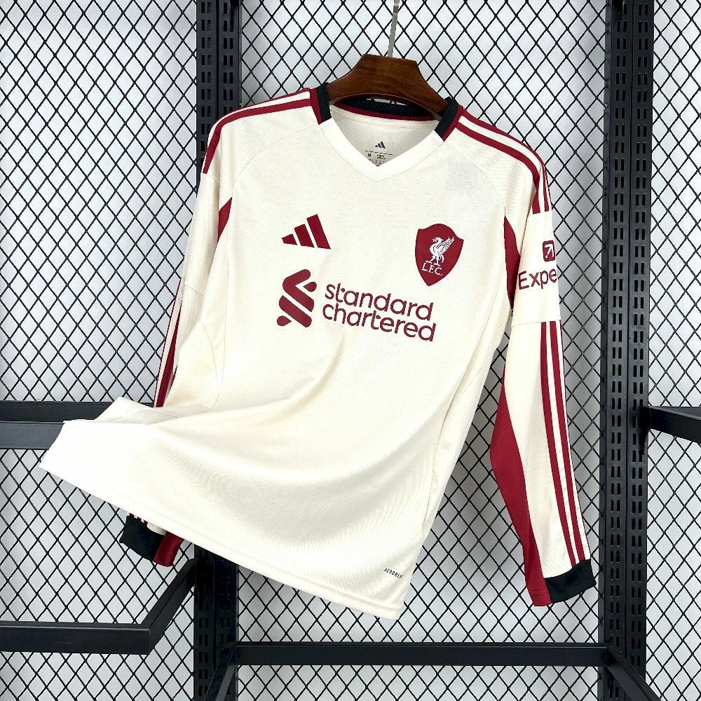 2025/2026 Liverpool Long Sleeve Away Football Shirt image 1