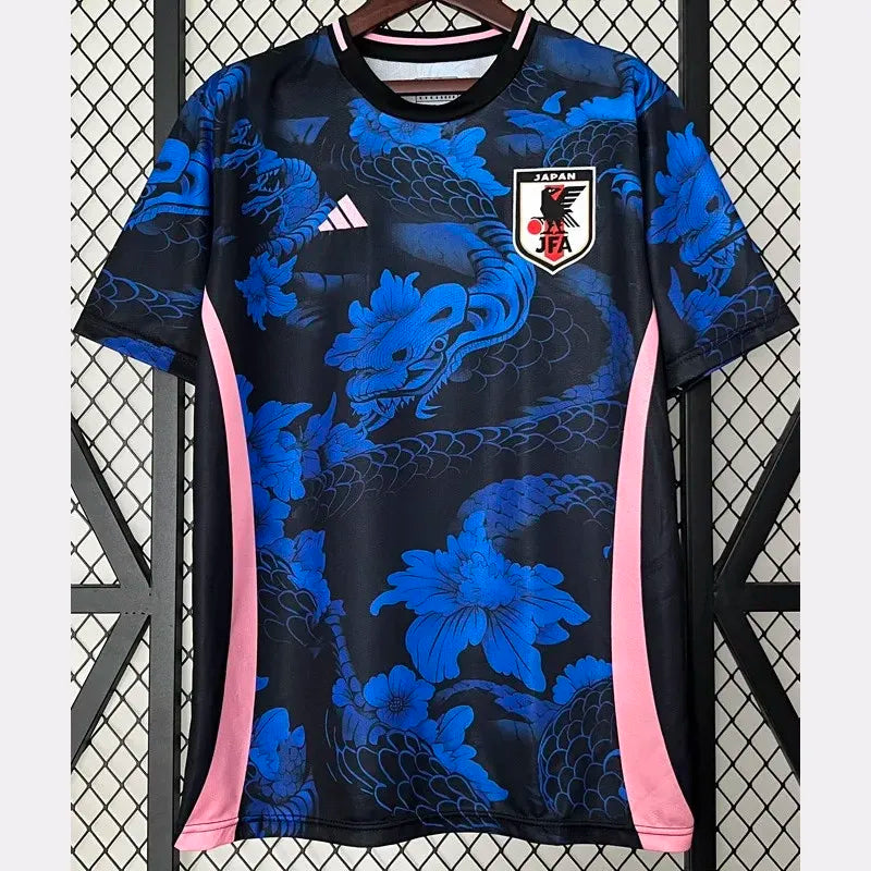 Maillots d'entraînement des supporters édition spéciale bleu noir du Japon 2024