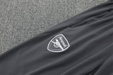 2025/2026 Arsenal Half-Pull Black Grey Tracksuit