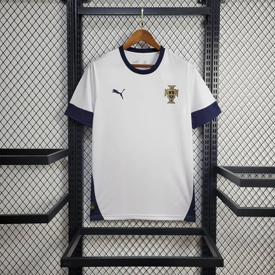 2025 Portugal White Training Football Shirt image 1