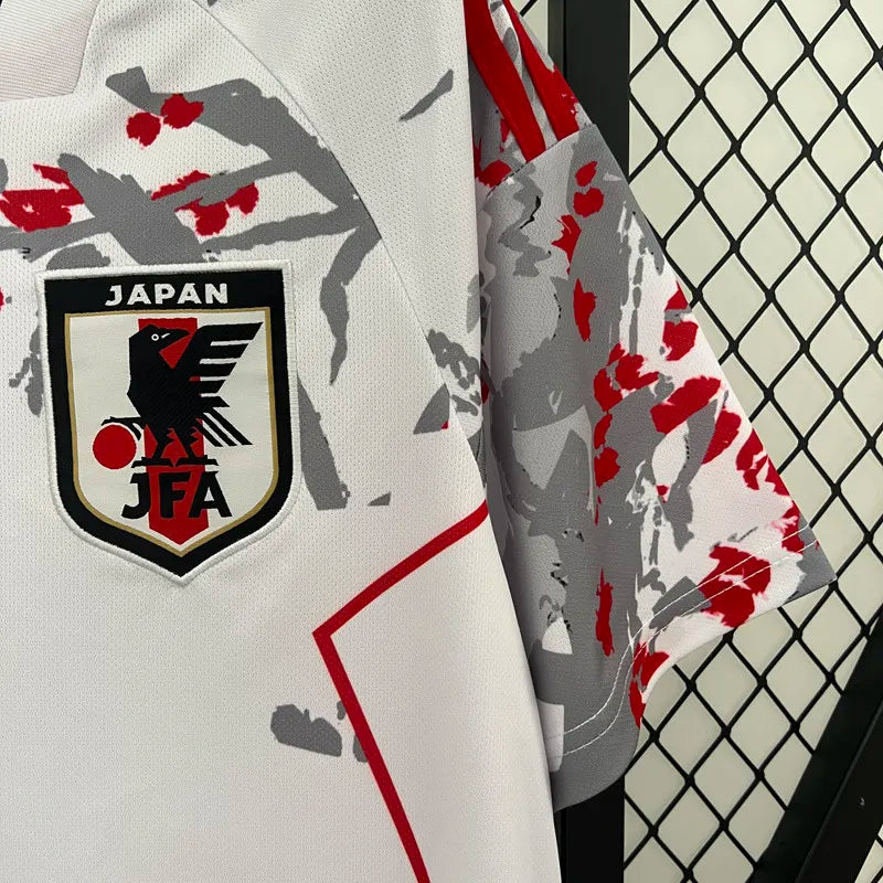 3-24 Japan White Grey Special Edition Fans Soccer Jersey