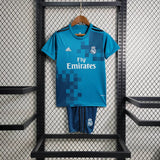2017/2018 Kids Real Madrid Third Retro Football Shirt image 1