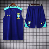 2024 Brazil Blue Pre-Match Training Set image 1
