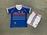 1998 Kids France Home Retro Football Shirt image 1