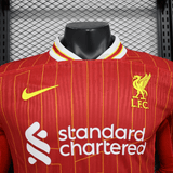 2024/2025 Liverpool Long Sleeve Home Football Shirt - Player Version image 3