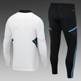 2023/2024 Manchester United Half-Pull Tracksuit White