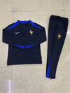 2024 France Half-Pull Tracksuit Black