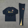 2024/2025 Barcelona Half-Pull Tracksuit Royal Blue
