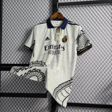 2022/2023 Real Madrid White Chinese Dragon Football Shirt image 3