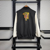 2025/2026 Manchester United Black And White Jacket Windbreaker