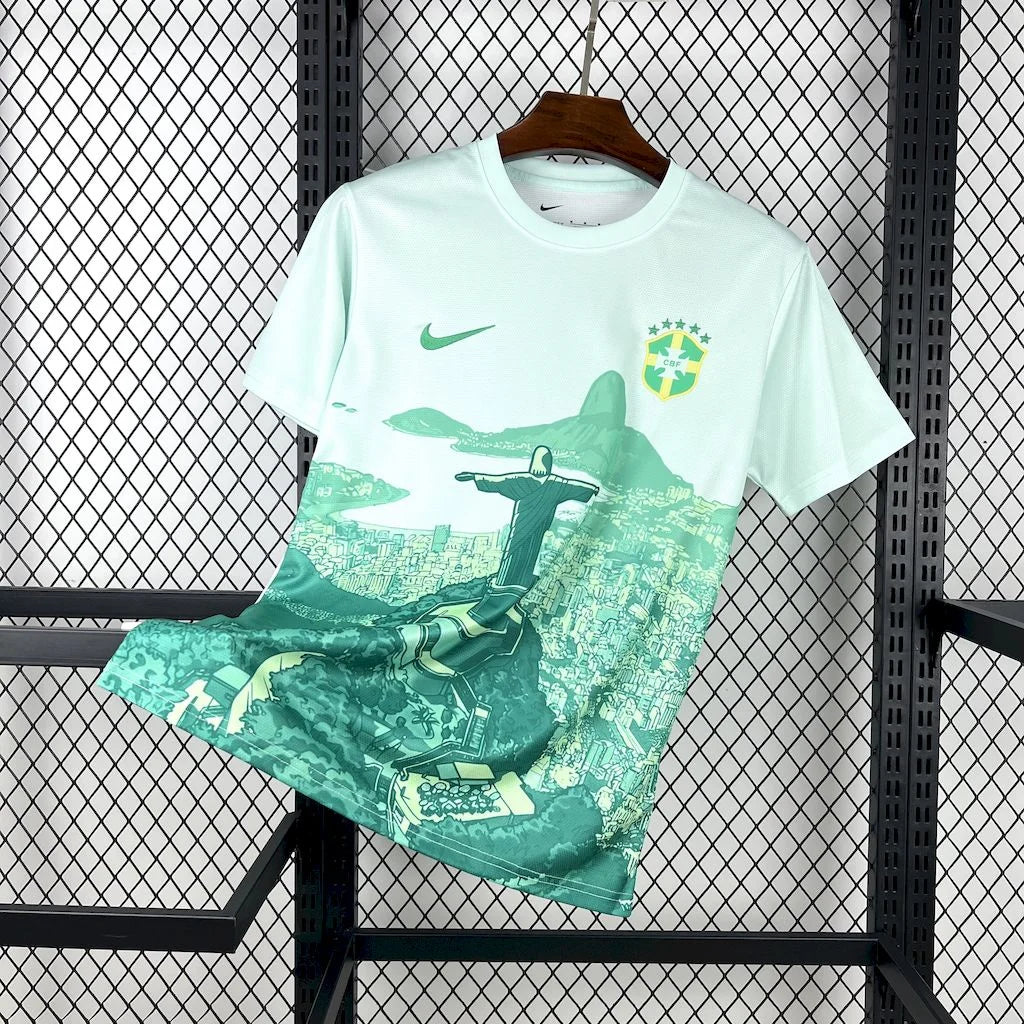 2026 Brazil Green Rio Special Edition Football Shirt image 2