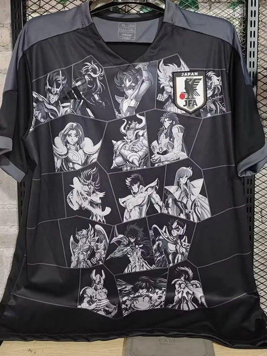 2023 Japan Anime Edition Black Saint Seiya Fans Soccer Jersey