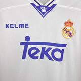 1996/1997 Real Madrid Home Retro Football Shirt image 5