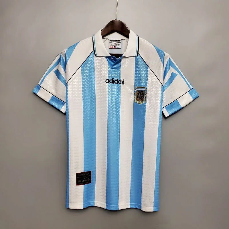 1996 Argentina Home Retro Football Shirt image 1