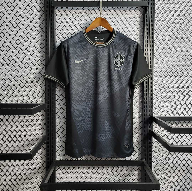 2023 Brazil Blackout Special Edition Football Shirt image 1
