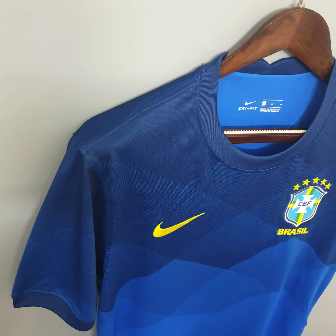2020 Brazil Away Retro Football Shirt image 4