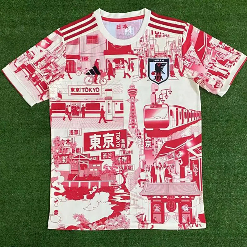 Maillot de football rouge édition spéciale Edo Japan 23-24