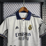 2022/2023 Real Madrid White Chinese Dragon Football Shirt image 4