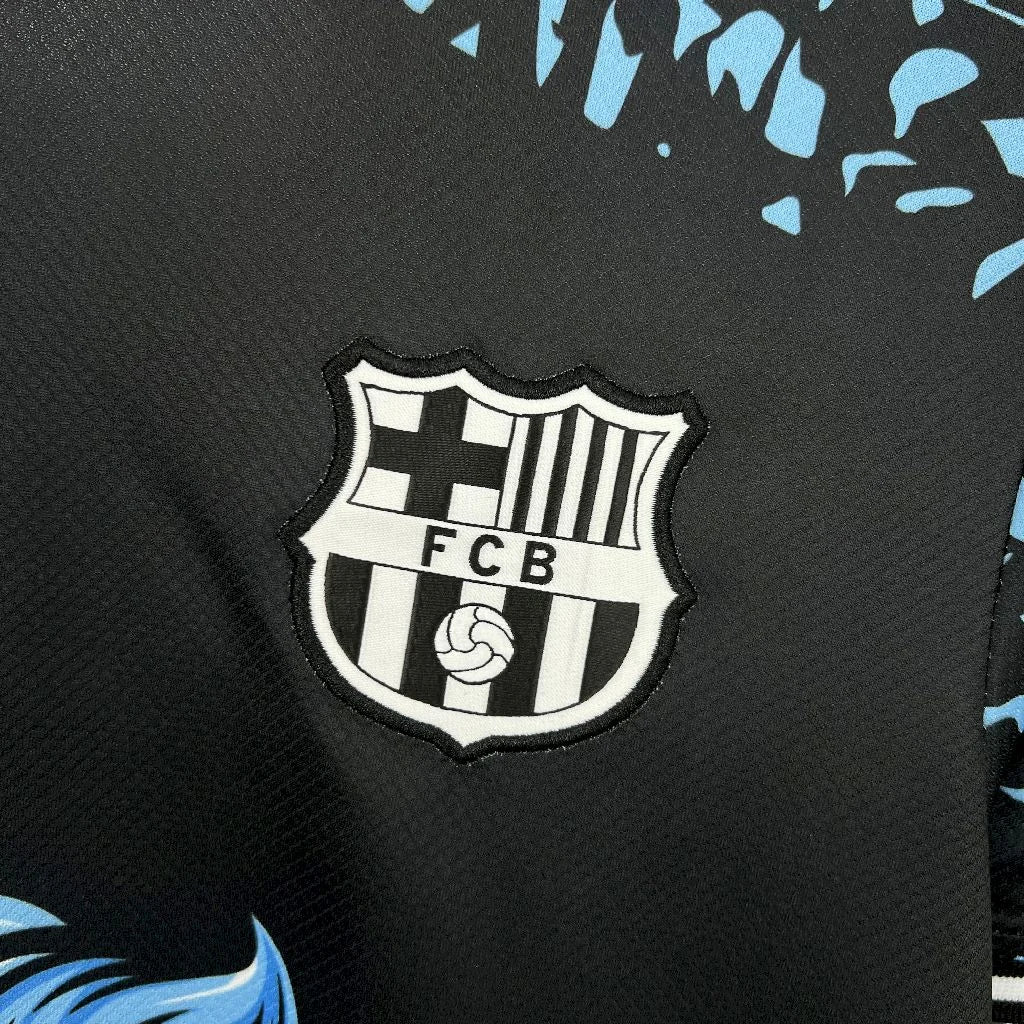 2025 Barcelona Black Lion Special Edition Football Shirt image 5