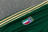 2026/2027 Italy Blue Half Zipper White Green Tracksuit