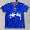 24-25 Italy Blue Special Edition Fans Soccer Jersey (Stussy Edition)