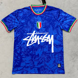 24-25 Italy Blue Special Edition Fans Soccer Jersey (Stussy Edition)