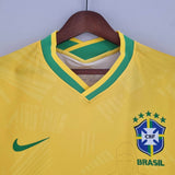 2022 Brazil Classic Yellow Football Shirt image 4