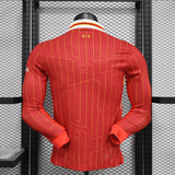 2024/2025 Liverpool Long Sleeve Home Football Shirt - Player Version image 2