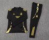 2024/2025 Real Madrid Half-Pull Tracksuit Black