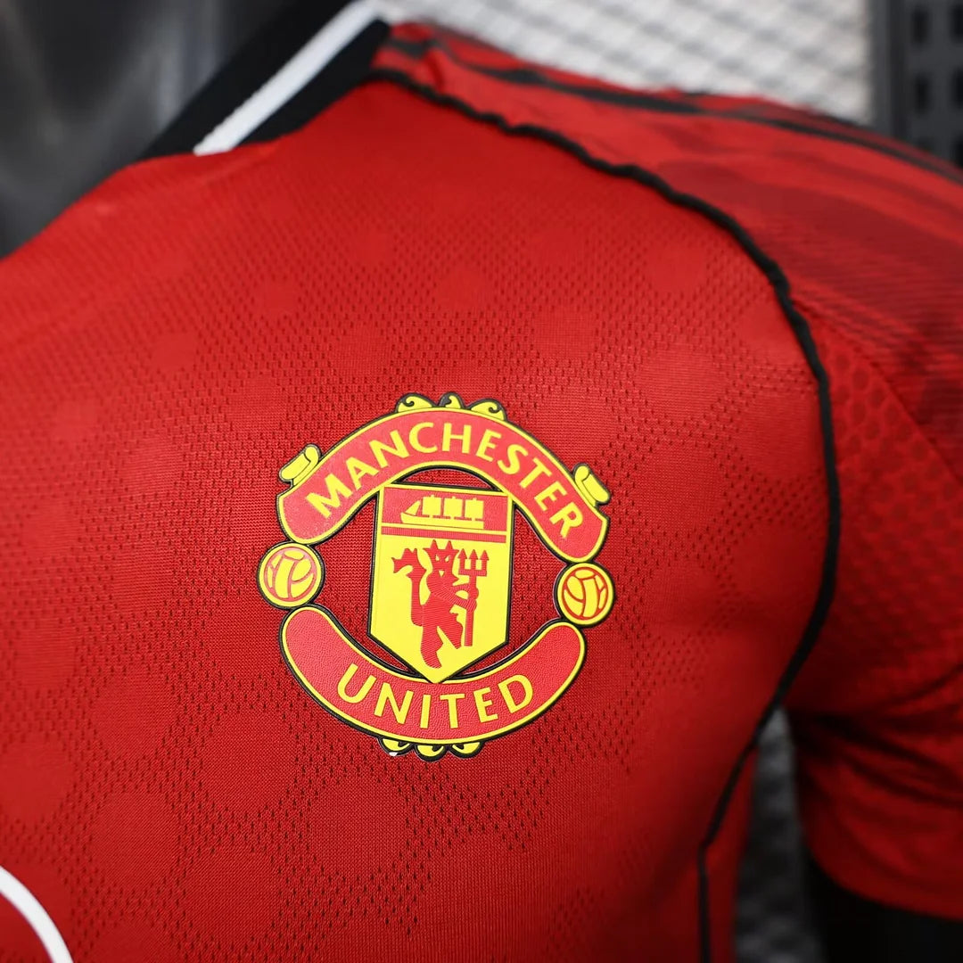 2025/2026 Manchester United Home Player Version Football Shirt