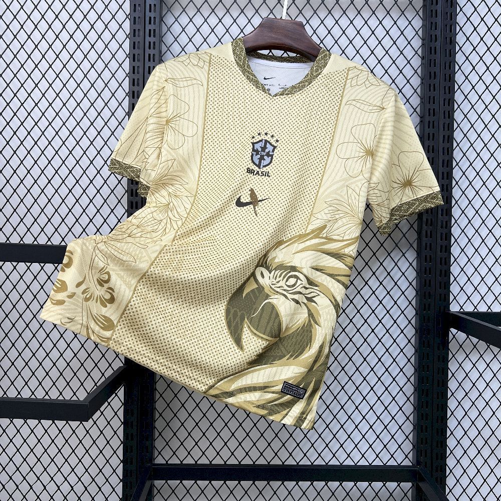 2026 Brazil Arara Aurora Gold Special Edition Football Shirt image 1