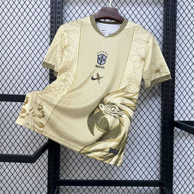 2026 Brazil Arara Aurora Gold Special Edition Football Shirt image 1