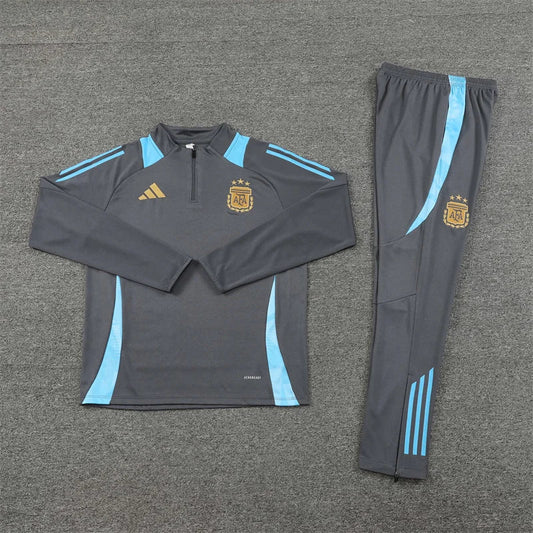 2024 Argentina Half-Pull Tracksuit Grey