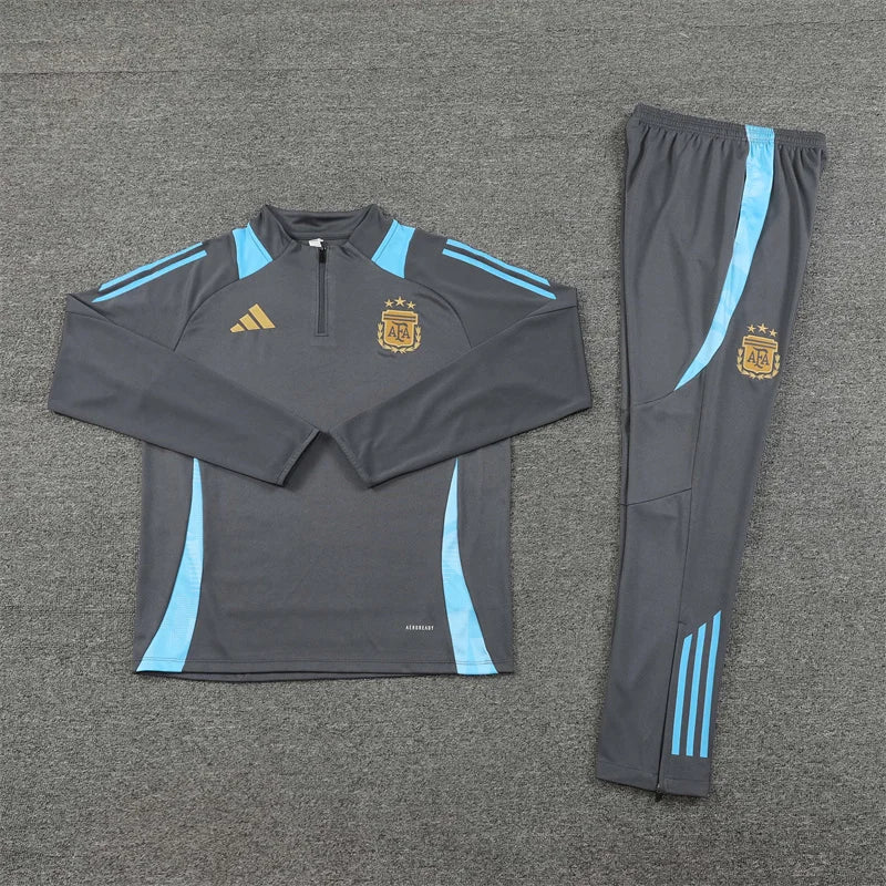 2024 Argentina Half-Pull Tracksuit Grey