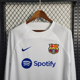 2023/2024 Barcelona Away Long Sleeve Football Shirt image 3