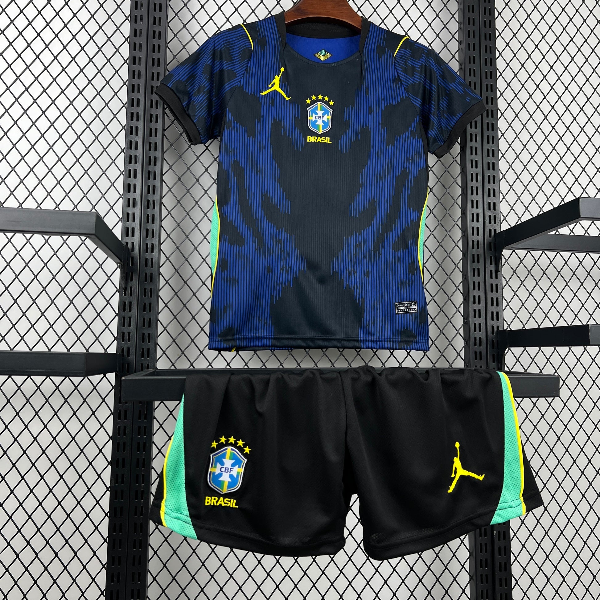 2026 Kids Brazil Away World Cup Football Shirt image 3