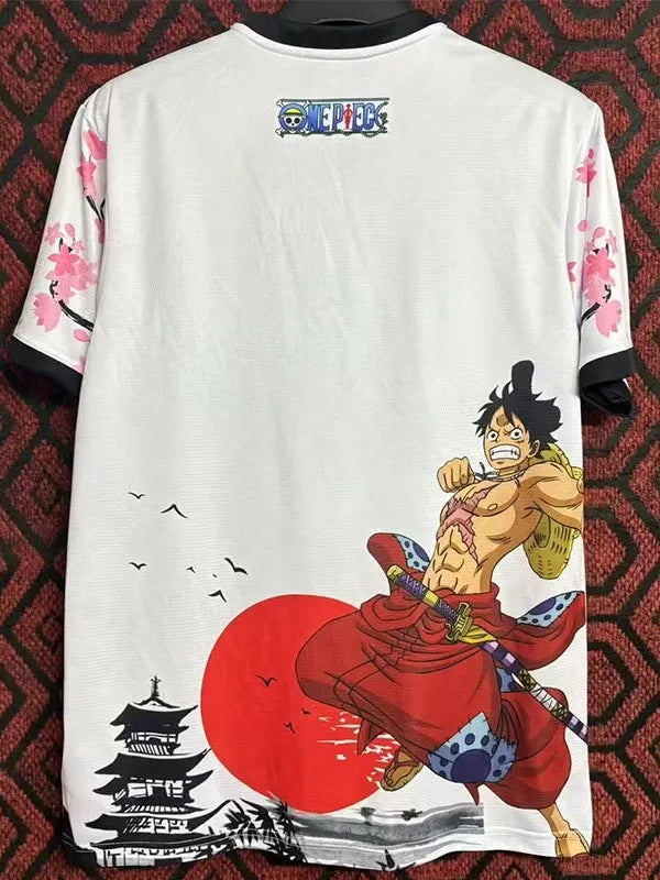 24-25 Japan Special Edition Fans Soccer Jersey (剑士) (One Piece Luffy)