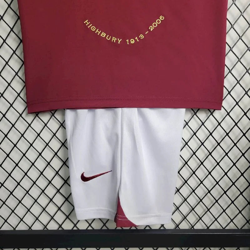 2005/2006 Kids Arsenal Home Retro Football Shirt image 5