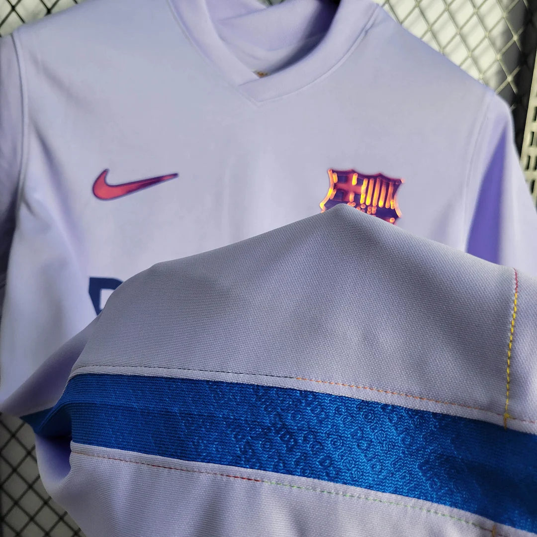 2021/2022 Barcelona Away Retro Football Shirt image 7