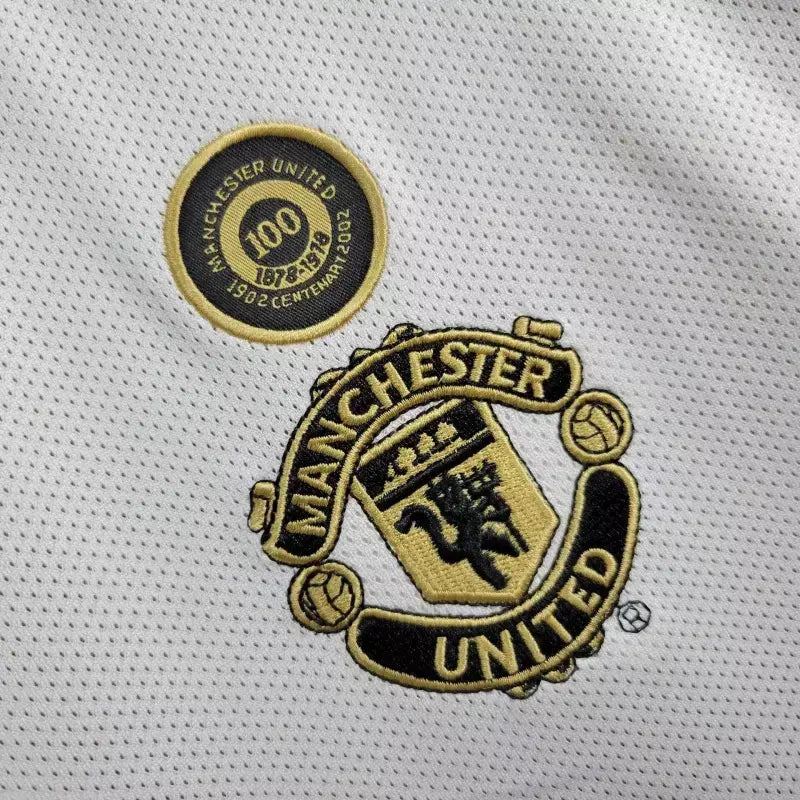 2001/2002 Manchester United Third Centenary Reversible Retro Football Shirt