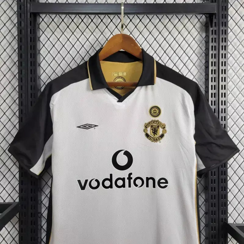 2001/2002 Manchester United Third Centenary Reversible Retro Football Shirt