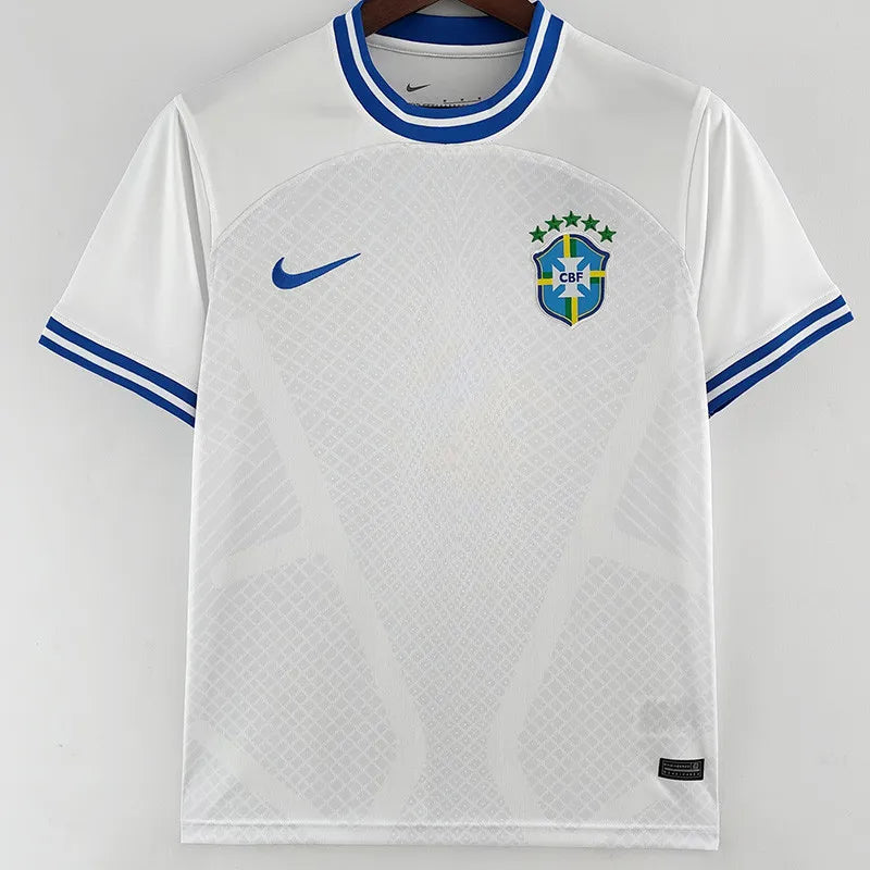 Maillot de football blanc pour supporters du Brésil 2022-23 Concept Edition