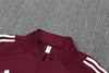 2025/2026 Arsenal Half-Pull Black Grey Tracksuit