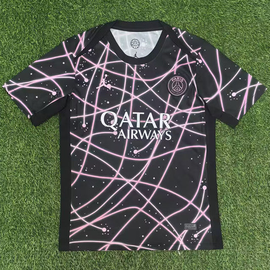 2025/2026 PSG Pink Black Fans Training Shirt